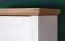 Drehtürenschrank / Kleiderschrank Lotofaga 15, Farbe: Weiß / Walnuss - 227 x 181 x 59 cm (H x B x T)