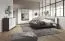 Schlafzimmer Komplett - Set A Sousse, 3-teilig, Farbe: Grau / Weiß 