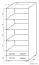 Regal Garut 29, Farbe: Sonoma Eiche - Abmessungen: 194 x 80 x 40 cm (H x B x T)