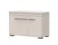 Sitzbank mit Stauraum Neiafu 111, Farbe: Kaschmir, Soft-Close-System, Maße: 53 x 76 x 36 cm, für die Garderobe, gepolstertes Sitzkissen