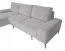 Modernes Ecksofa Westerlo 01, Farbe: Grau - Abmessungen: 92 x 286 x 172 cm (H x B x T) - Ottomane: Links