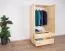 Kleiderschrank Kiefer 80 cm breit