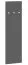 Garderobe Knoxville 25, Farbe: Grau - Abmessungen: 150 x 40 x 3 cm (H x B x T)
