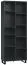 Regal Chiflero 23, Farbe: Schwarz - Abmessungen: 195 x 76 x 38 cm (H x B x T)