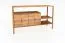 Regal Wellsford 34 Wildeiche massiv geölt - Abmessungen: 86 x 142 x 46 cm (H x B x T)