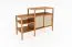 Regal Wellsford 37 Wildeiche massiv geölt - Abmessungen: 86 x 120 x 46 cm (H x B x T)