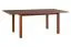 Ausziehbarer Esszimmertisch MALDA in Walnuss, Abmessung 92 x 160/200 (B x T), Tischplattenhöhe 32 mm, kratzfestes Laminat, hohe Festigkeit