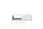 Schlichter Couchtisch Worthing 27, Farbe: Weiß / Gold - Abmessungen: 46 x 104 x 68 cm (H x B x T)