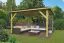 Pavillon Alegre Classico aus druckimprägnierter Kiefer - Abmessung: 430 x 430 cm (L x B)