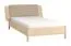Kopfteilpolsterung für Einzelbett / Gästebett Aegir 29 / 30 / 31, Farbe: Braun, Maße: 47,5 x 120 x 4 cm
