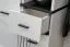 Garderobe | 4 Haken | Farbe: Kaschmir / Schwarz | gepolstertes Paneel | Maße: 90 x 32 x 203 cm | Sitzgelegenheit | 8 Fächer | für den Vorraum
