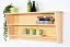 Hängeregal / Wandregal Kiefer massiv Vollholz natur Junco 338 - Abmessungen: 47 x 100 x 24 cm (H x B x T)