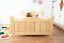 Kinderbett / Jugendbett Kiefer massiv Vollholz natur 91, inkl. Lattenrost - 140 x 200 cm (B x L)