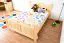 Kinderbett / Jugendbett Kiefer massiv Vollholz natur 91, inkl. Lattenrost - 140 x 200 cm (B x L)