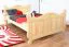 Kinderbett / Jugendbett Kiefer massiv Vollholz natur 91, inkl. Lattenrost - 140 x 200 cm (B x L)