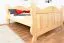 Kinderbett / Jugendbett Kiefer massiv Vollholz natur 91, inkl. Lattenrost - 140 x 200 cm (B x L)