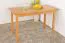 Tisch Kiefer massiv Vollholz Erlefarben Junco 227D (eckig) - 120 x 60 cm (B x T)