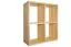 Hängeregal / Wandregal Kiefer massiv Vollholz natur Junco 290 - Abmessungen: 60 x 64 x 20 cm (H x B x T)