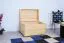 Truhe Kiefer massiv Vollholz