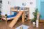 Kinderhochbett mit Rutsche