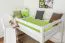 Kinderhochbett mit Rutsche