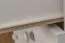 Kommode Kiefer massiv Vollholz weiß lackiert Junco 136 - Abmessung 100 x 80 x 42 cm
