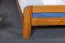 Jugendbett Kiefer Vollholz massiv Eichefarben A6, inkl. Lattenrost - Abmessung 160 x 200 cm