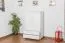 Kommode Kiefer massiv Vollholz weiß lackiert Junco 156 – Abmessung 140 x 90 x 42 cm
