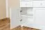 Kommode Kiefer massiv Vollholz weiß lackiert Junco 174 – Abmessung 78 x 121 x 42 cm