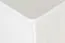 Schuhschrank Kiefer Vollholz massiv weiß lackiert Junco 221 - 80 x 72 x 40 cm (H x B x T)