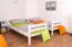 Etagenbett für Erwachsene "Easy Premium Line" K17/n, Buche Vollholz massiv weiß lackiert - Liegefläche: 90 x 200 cm (B x L), teilbar