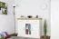 Kommode Badile 02, Farbe: Kiefer Weiß / Braun - 98 x 127 x 46 cm (H x B x T)