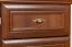 Schreibtisch Sentis 06, Farbe: Dunkelbraun - 77 x 147 x 60 cm (H x B x T)