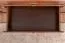 Vitrine Sentis 11, Farbe: Dunkelbraun - 136 x 158 x 46 cm (H x B x T)