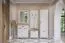 Spiegel Cuenca 11, Farbe: Eiche / Weiß - Abmessungen: 103 x 80 x 6 cm (H x B x T)