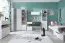 Jugendzimmer - Kommode Lede 12, Farbe: Grau / Weiß - Abmessungen: 90 x 110 x 40 cm (H x B x T)