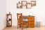 Regal / Eckregal Kiefer massiv Vollholz Eichefarben Junco 62 - 40 x 30 x 86 cm (B x T x H)