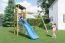 Spielturm / Kletterturm Anton inkl. Doppelschaukel und Wellenrutsche FSC®