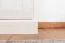Vitrine Badile 05, Farbe: Kiefer Weiß / Braun - 187 x 127 x 39 cm (H x B x T)