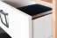 Schreibtisch 29, Farbe: Buche / Weiß - 76 x 125 x 60 cm (H x B x T)