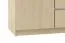 Kommode Kiunga 08, Farbe: Buche / Weiß - Abmessungen: 91 x 122 x 40 cm (H x B x T)