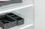 Drehtürenschrank / Kleiderschrank Sabadell 03, Farbe: Weiß / Weiß Hochglanz - 209 x 80 x 38 cm (H x B x T)