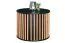 Couchtisch Cikarang 10, Farbe: Schwarz / Eiche - Abmessungen: 68 x 68 x 54 cm (B x T x H)