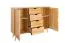 Kommode Eiche massiv natur Aurornis 46 - Abmessungen: 104 x 142 x 40 cm (H x B x T)