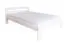 Doppelbett in Weiß Kiefer Massivholz 73, Gästebett inkl. Lattenrost, Liegefläche 160 x 200 cm, langlebig und robust, ansprechendes modernes Design