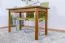 Tisch Kiefer massiv Vollholz Eichefarben Rustikal Junco 227D (eckig) - 120 x 60 cm (B x T)