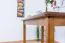 Tisch Kiefer massiv Vollholz Eichefarben Rustikal Junco 227D (eckig) - 120 x 60 cm (B x T)