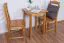 Tisch Kiefer massiv Vollholz Erlefarben Junco 233A (eckig) - 60 x 60 cm (B x T)