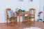 Tisch Kiefer massiv Vollholz Erlefarben Junco 234B (rund) - Durchmesser 80 cm
