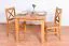Tisch Kiefer massiv Vollholz Erlefarben Junco 239B - 90 x 90 cm (B x T)